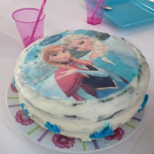 gateau reine des neiges